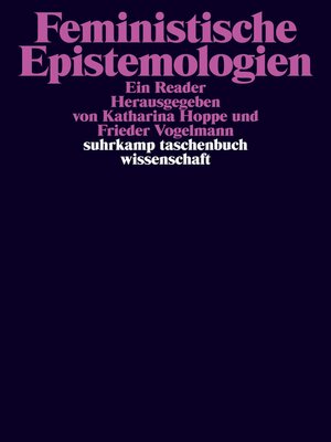 cover image of Feministische Epistemologien